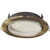 Светильник встраиваемый Ecola GX70-H5 Черная бронза 20Вт 151x125х53мм картинка 